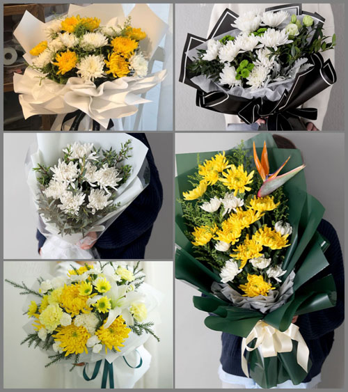 广东江门市恩平市君堂镇堡城村白事花束代送